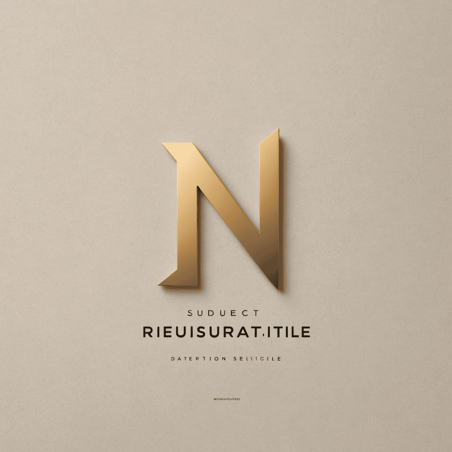 refusaltactile logo - A sleek, minimalist design featuring the company name in a modern, sans-serif font with a subtle gold accent