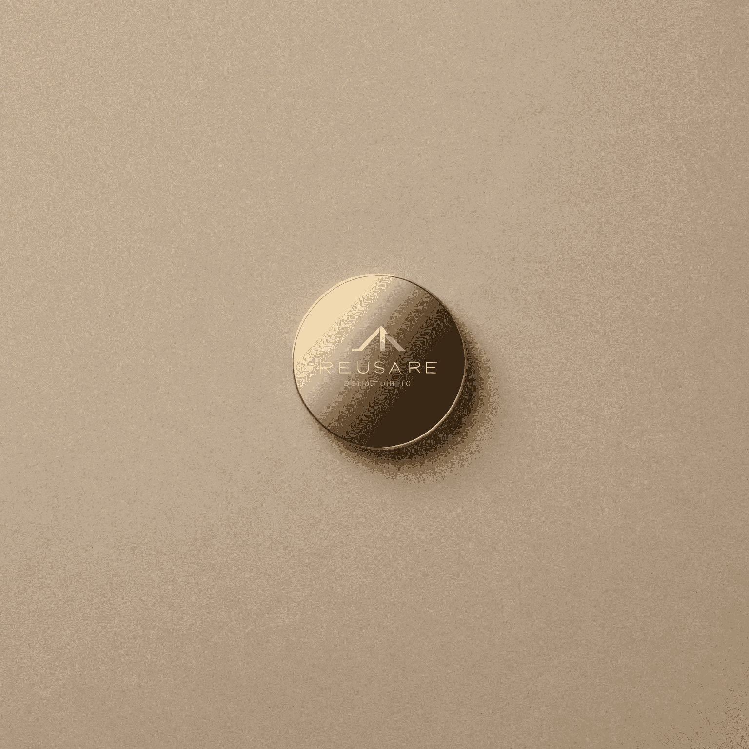 refusaltactile logo - A sleek, minimalist design featuring the company name in a modern, sans-serif font with a subtle gold accent